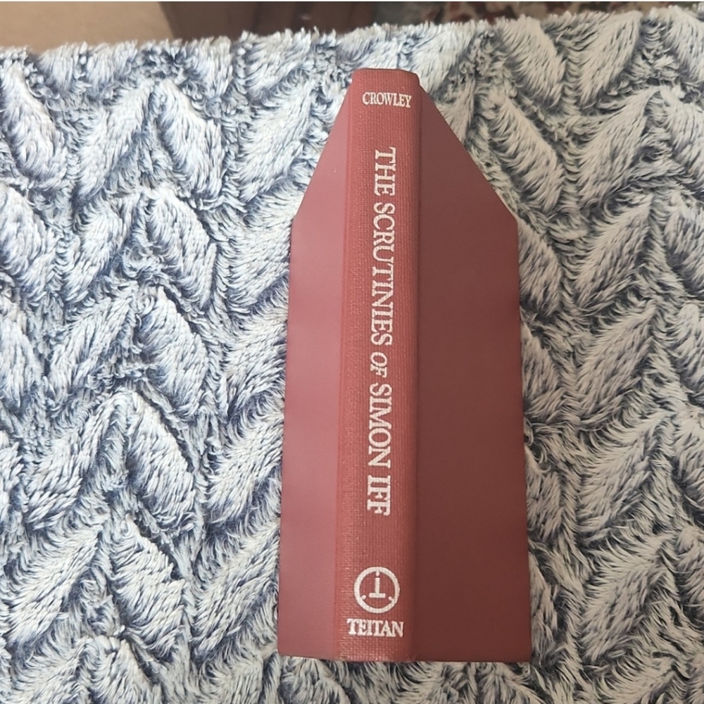 The scrutinies of Simon Iff by Aleister Crowley Hardcover no dust jacket